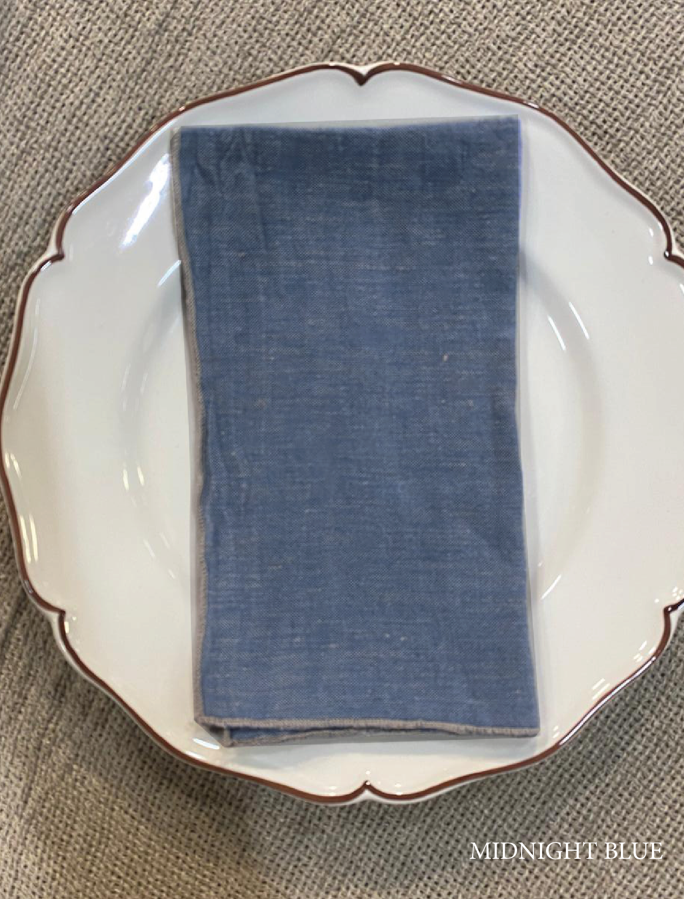 Tovaglioli di lino V.VM Everyday Simple Stitch - Set da 2