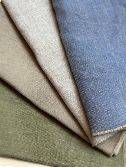 Tovaglioli di lino V.VM Everyday Simple Stitch - Set da 2