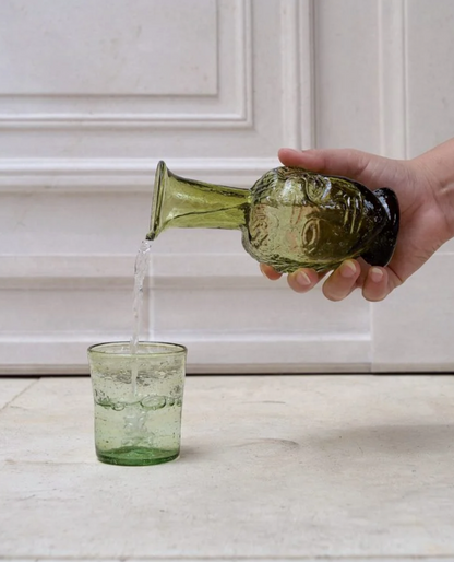Vase Tete - Olive Green