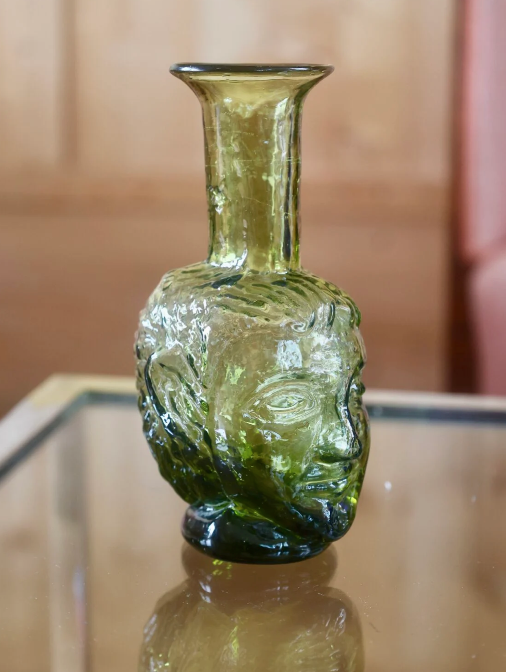 Vase Tete - Olive Green