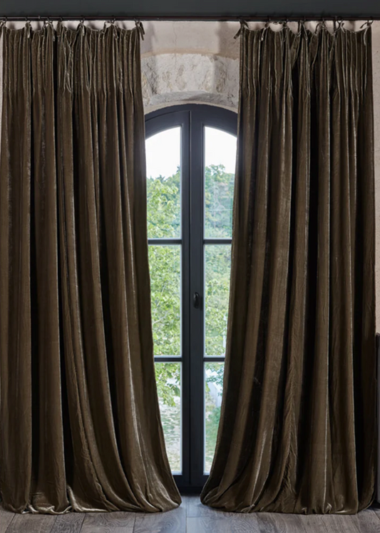 Velvet Curtains - Atelier Green
