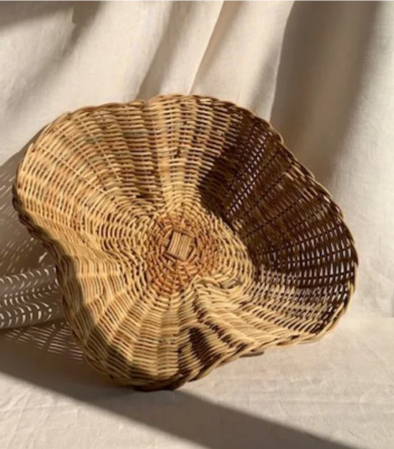 Cesto intrecciato - Vaso a tre strati