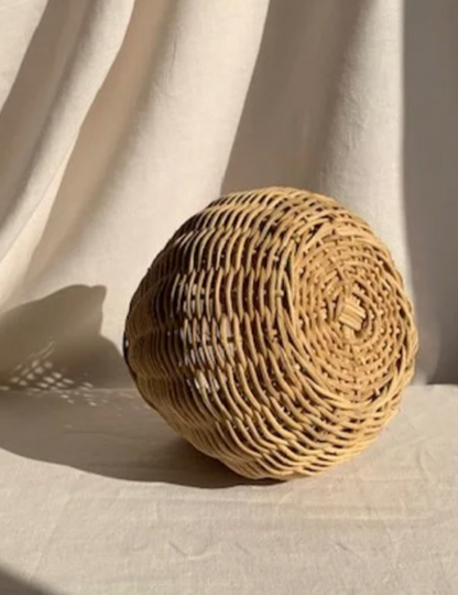 Cesto intrecciato - Vaso a tre strati