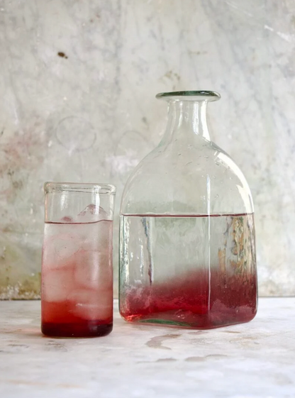 Ice Tea Hanblown glass - Transparent