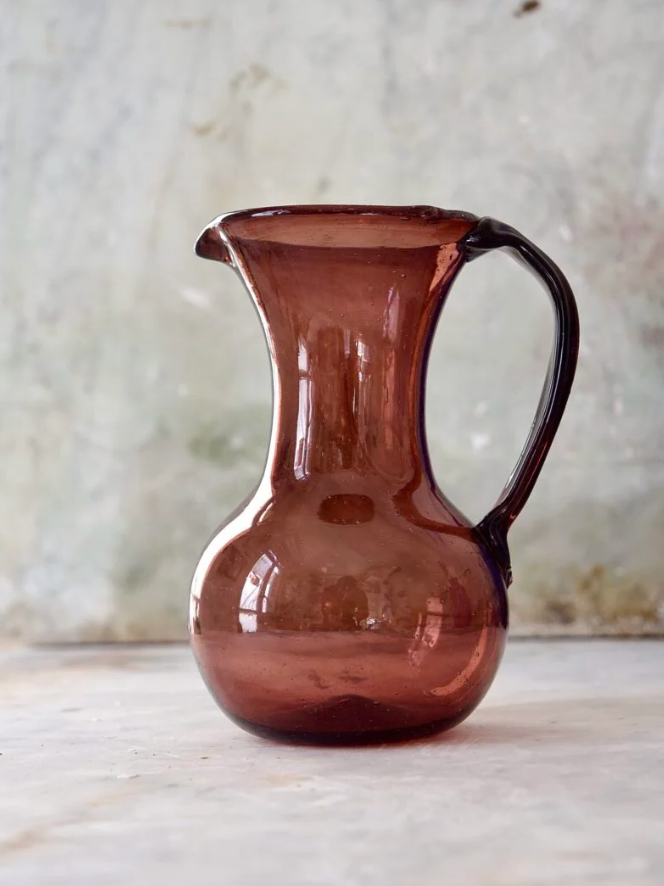 Handblown Pitcher - Framboise