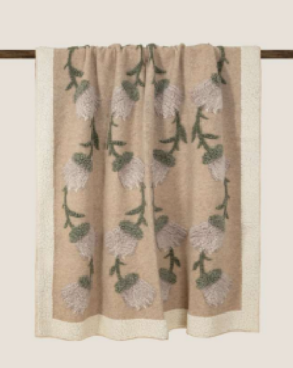 Boiled Wool Blanket - Fane White