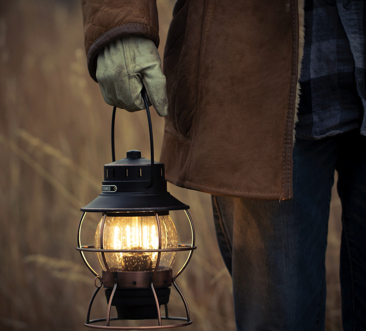 Railroad Lantern - Antique Bronze