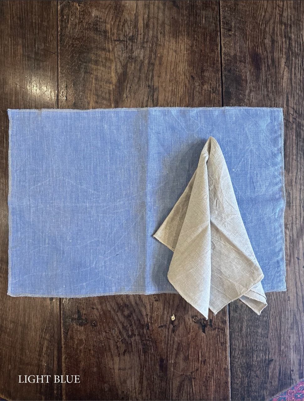 Tovaglietta in lino con punto semplice V.VM Everyday