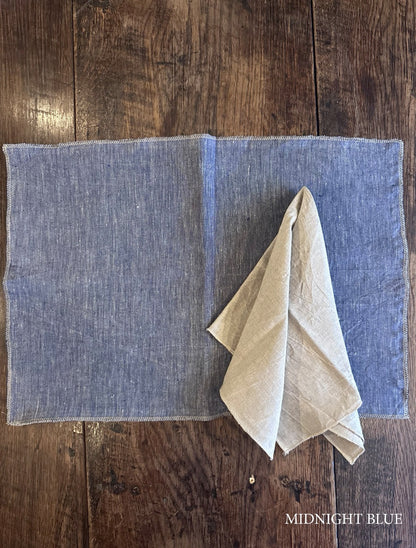 Tovaglietta in lino con punto semplice V.VM Everyday