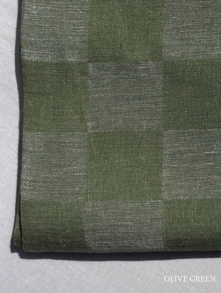 Strofinaccio in lino a quadri blu notte V.VM