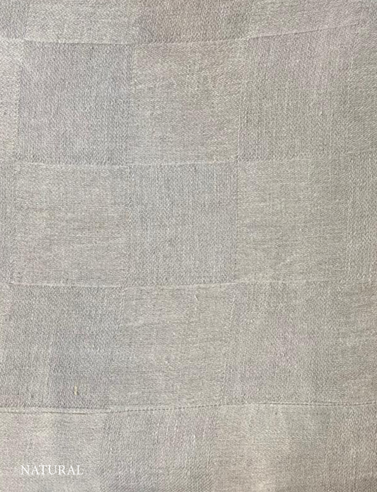 V.VM Check Linen Tea Towel - Natural