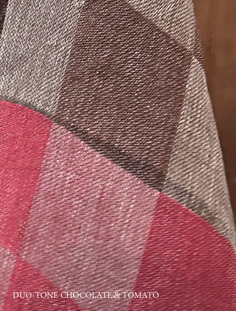 Tovagliolo di lino a quadri bicolore V.VM