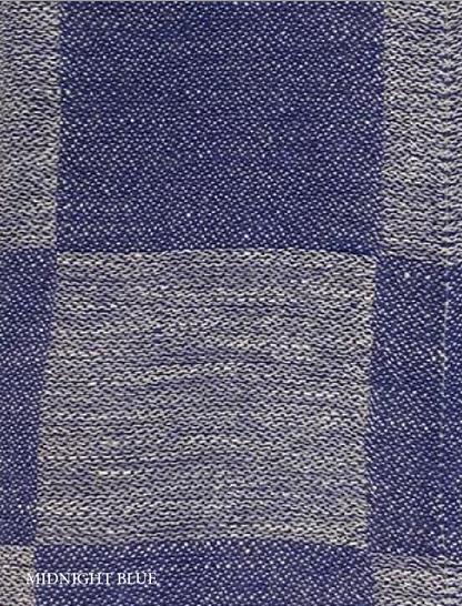 Cuscino in lino a quadri azzurri V.VM – 50 x 50 cm