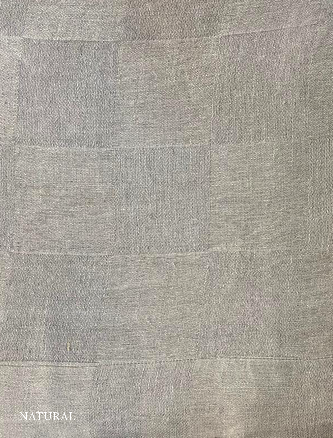 Cuscino in lino a quadri azzurri V.VM – 50 x 50 cm