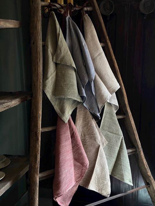 Strofinaccio in lino V.VM - Naturale