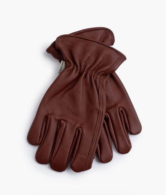 Guanti da giardino in pelle - Bordeaux