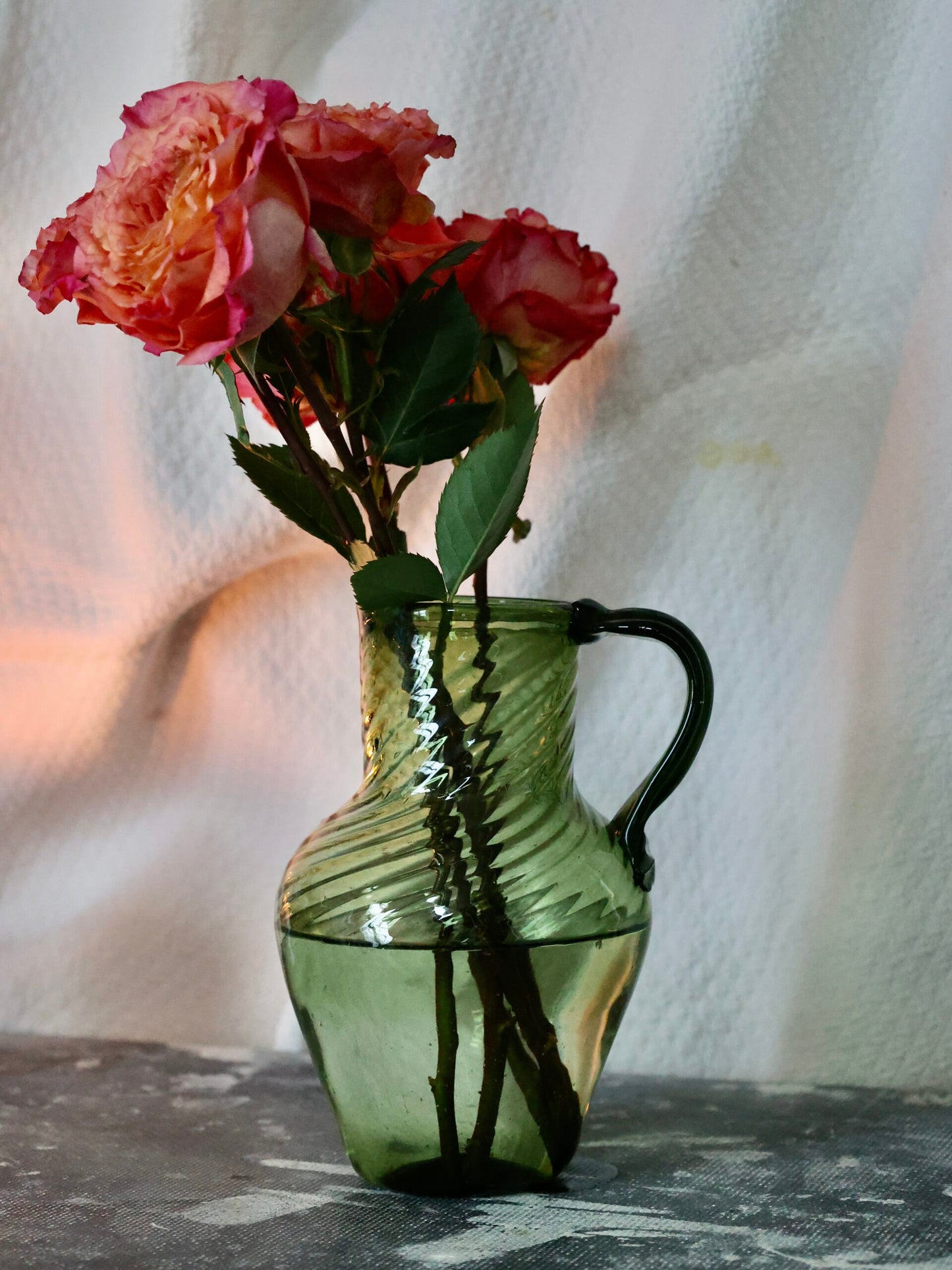 Glass Pitcher - Urceus Vert Fumé - GP