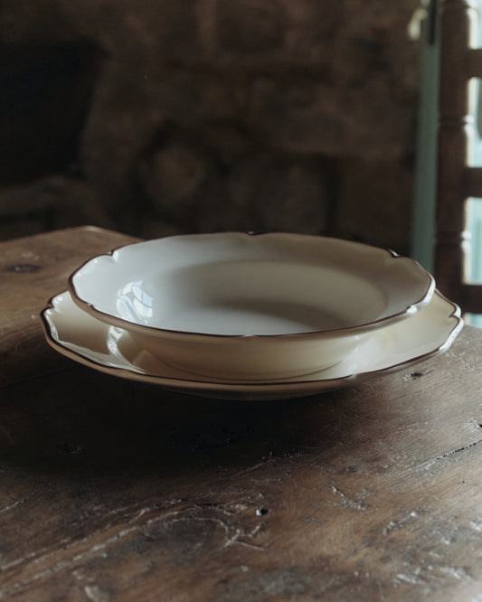 V.VM Trattoria Collection - Dinner Plate & Dinner Bowl for 12 People - GP