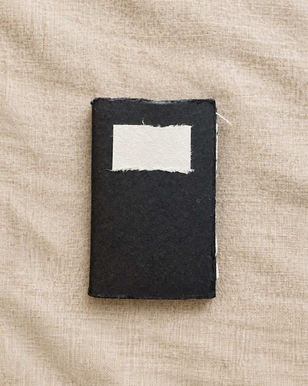 Mini Handmade Lokta Paper Book - Black