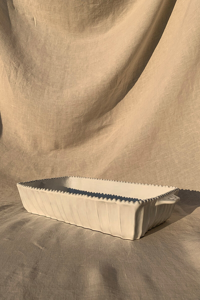 Pirofila in ceramica - Collezione righe e pois