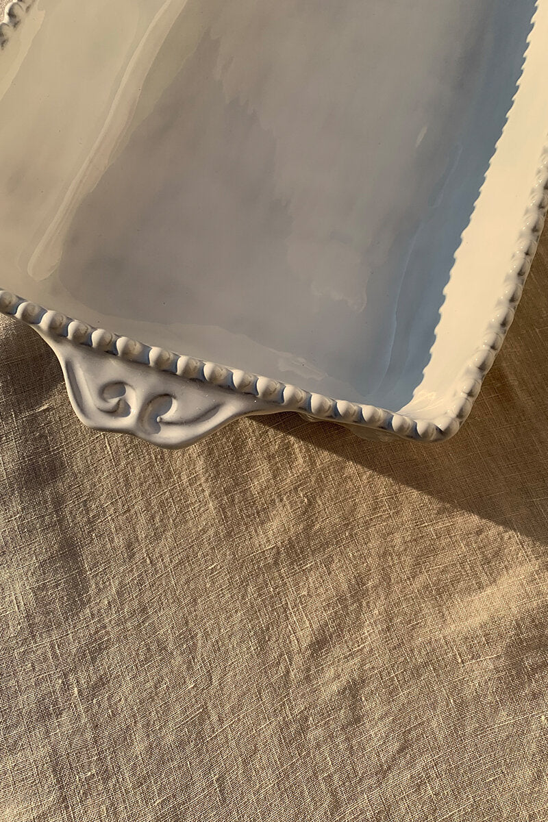 Pirofila in ceramica - Collezione righe e pois