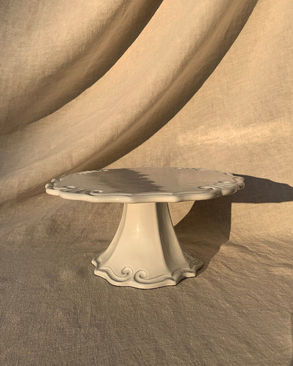 Alzata per torta in ceramica - Collezione Barocco