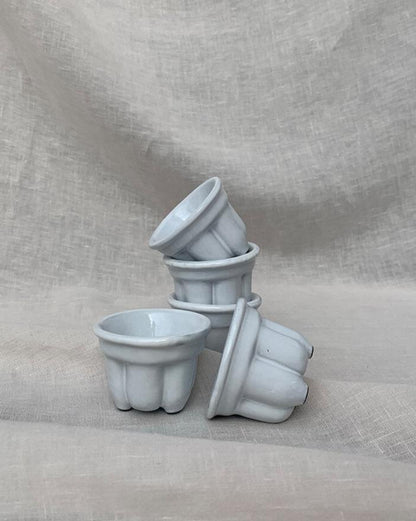 Ciotola da intingolo media in ceramica - Collezione righe e pois