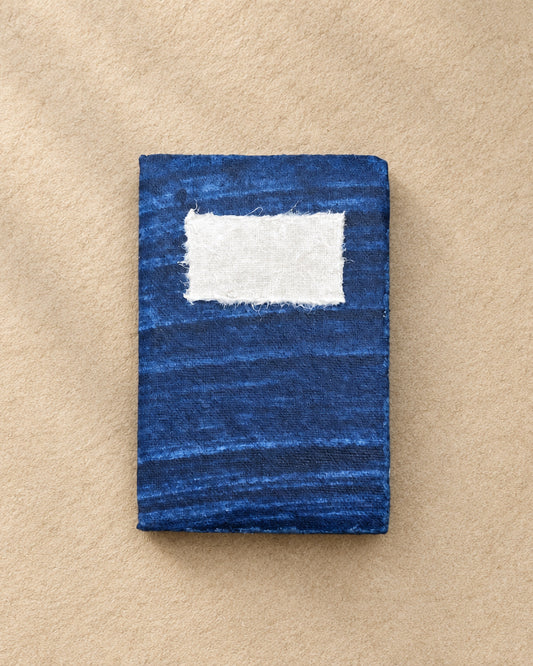 Mini Handmade Lokta Paper Book - Indigo