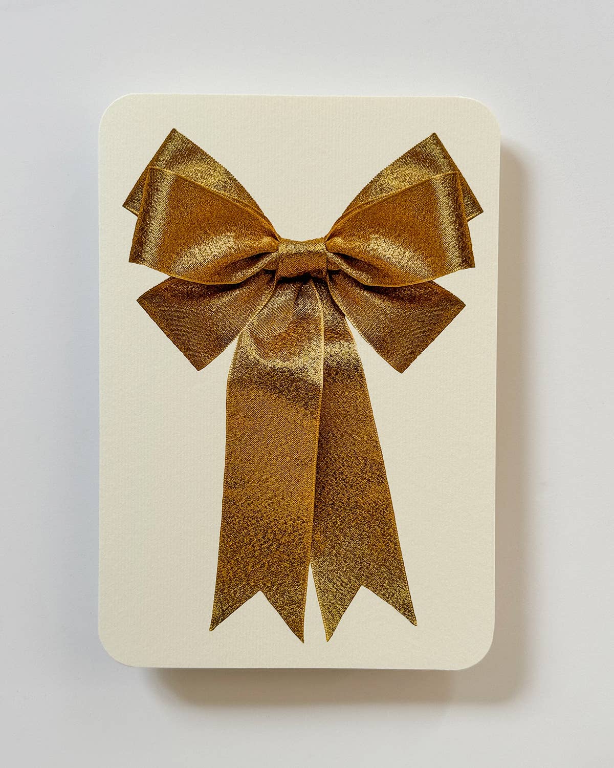 Gold Bow Greeting Card | Birthday Card | Luxury Cards