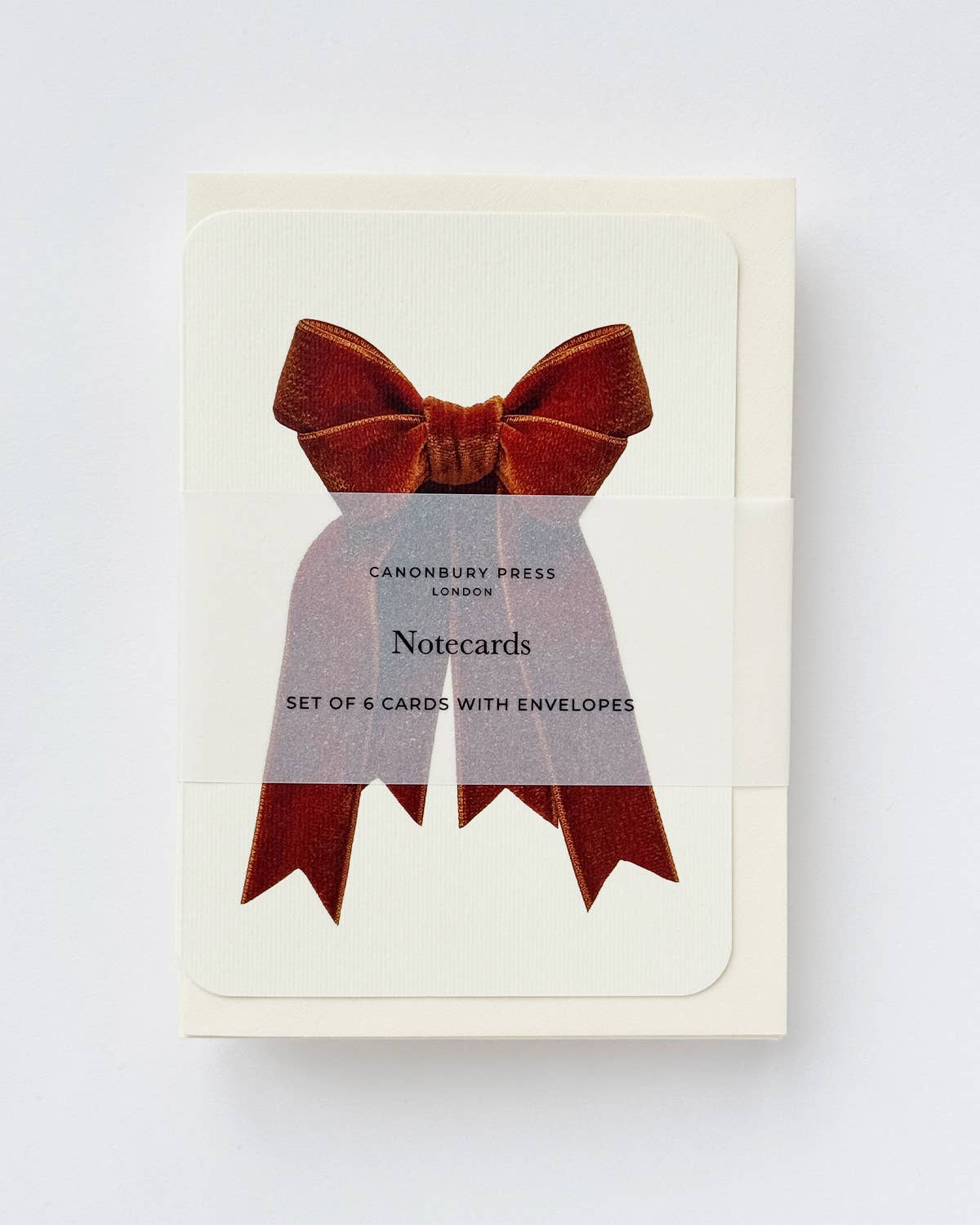 Chocolate Velvet Bow Greeting Card | Birthday Card