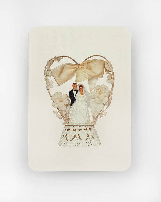Wedding Cake Topper No.4 Greeting Card | Engagement