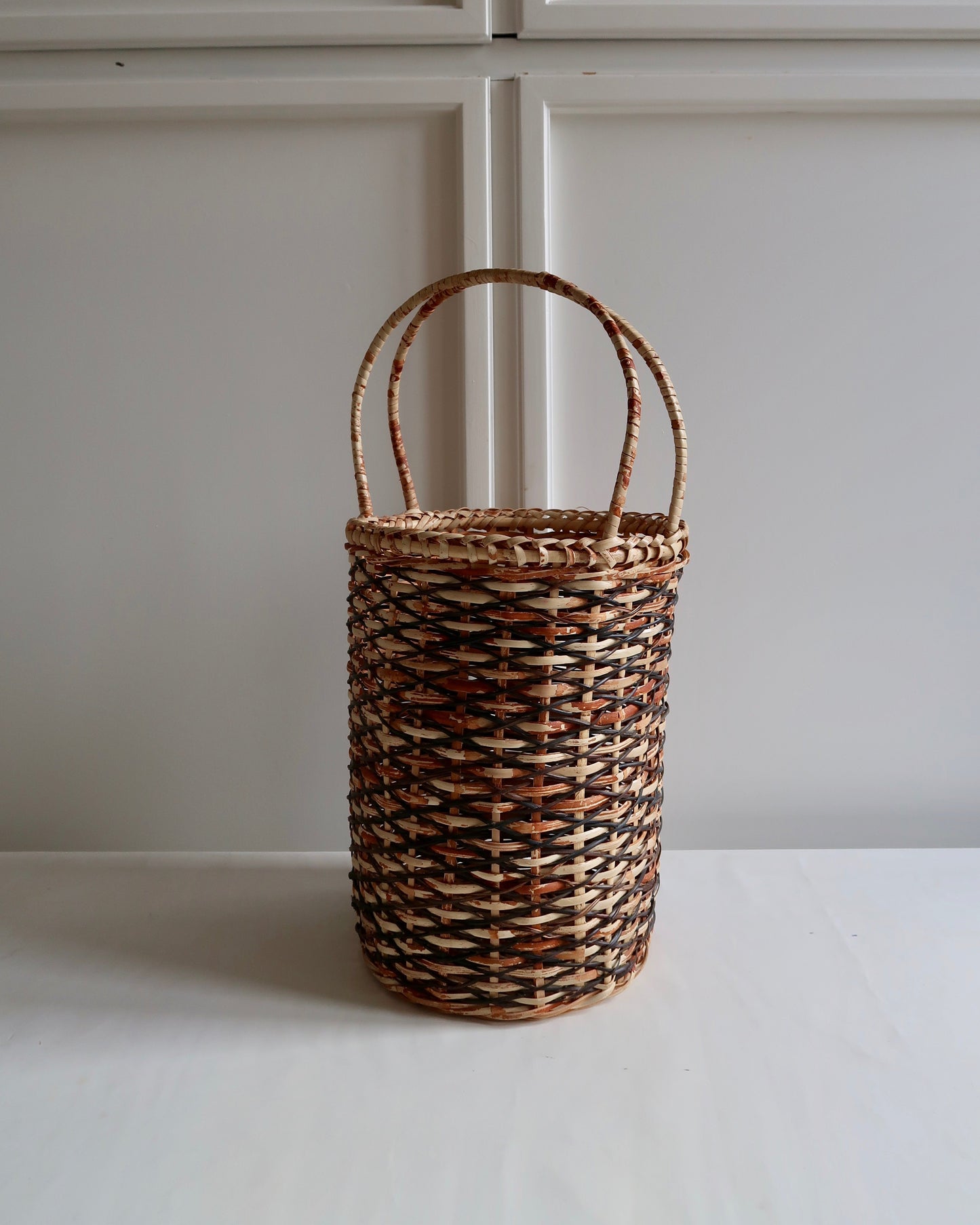 Borsa in rattan intrecciata a mano Fili