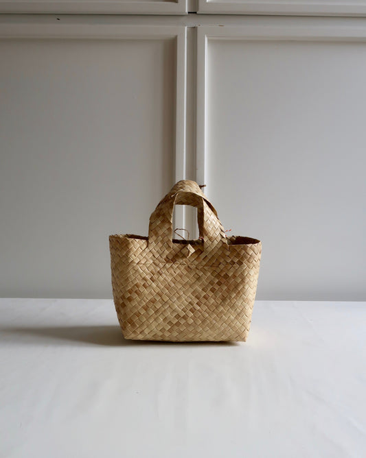 Mini borsa intrecciata a mano Fili