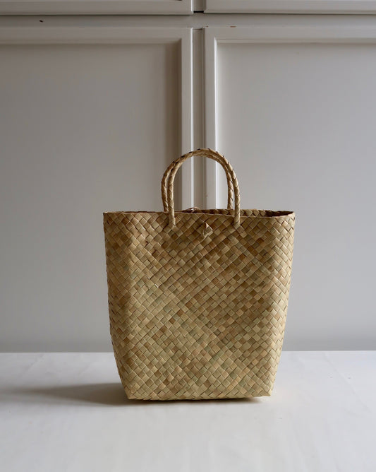 Borsa alta intrecciata a mano Fili