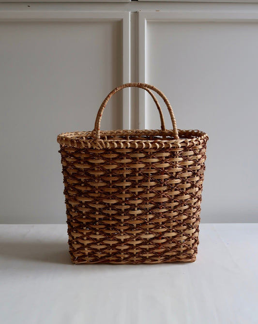 Borsa tote intrecciata a mano Fili
