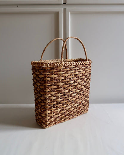 Borsa tote intrecciata a mano Fili