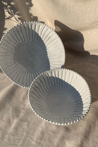 Grande ciotola da portata in ceramica – Collezione Stripes &amp; Dots 