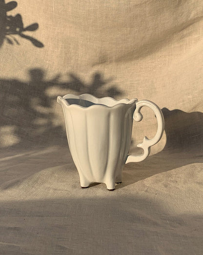 Lattiera in ceramica - Collezione Scallop