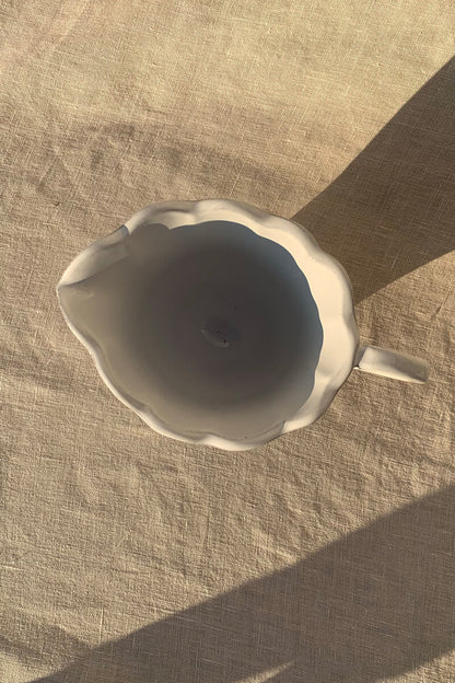 Lattiera in ceramica - Collezione Scallop
