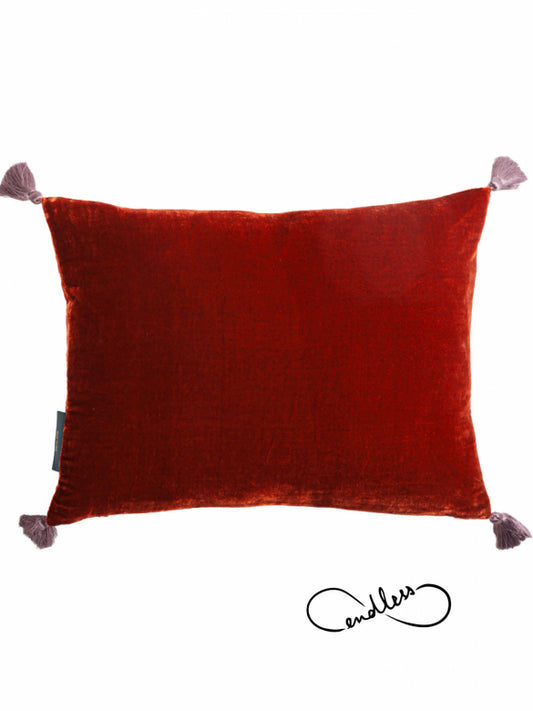 Velvet Tassels Cushion - Shanghai
