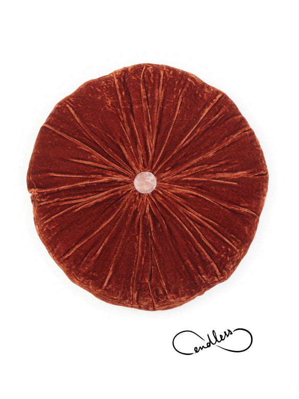 Velvet Sweet Cushion - Cherry