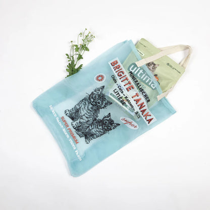 Brigitte Tanaka - Chat(Cats) Bag - Blue