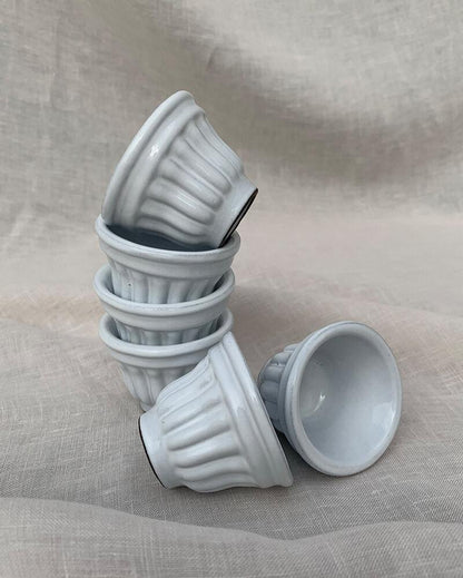 Ciotolina in ceramica per intingoli - Collezione a righe e pois