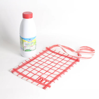 Brigitte Tanaka - Small Red Tea Towel Bag