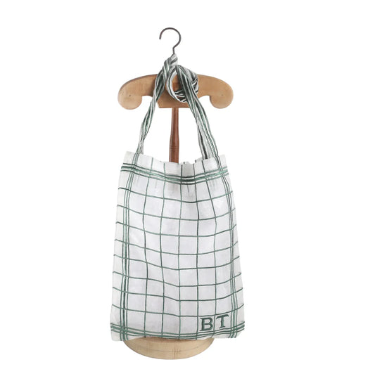 Brigitte Tanaka - Large Green Tea Towel Bag